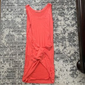 1.State twist front mini tank dress